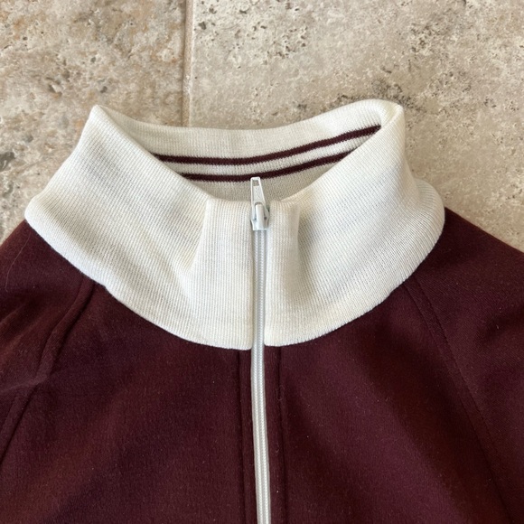 Christian Dior Vintage Monsieur Vintage Zip-Up Track Jacket in Burgundy, size XL - Picture 9 of 11